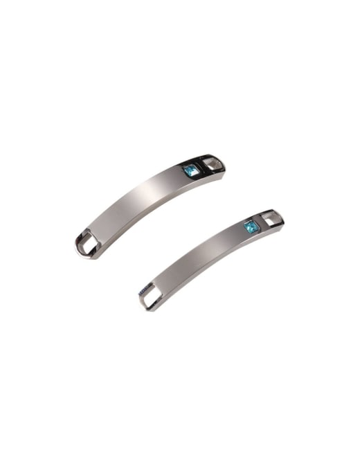 MEN PO Stainless steel Geometric bracelet connector 0