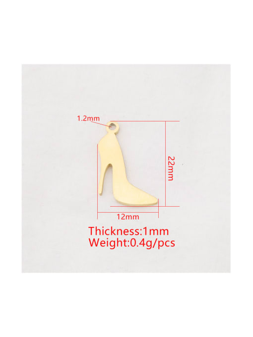 MEN PO Stainless steel Single hole high heels ladies Pendant 1