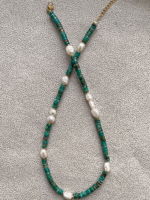 W.BEADS Tila Bead Bohemia Freshwater Pearls Handmade Beading Necklace 1
