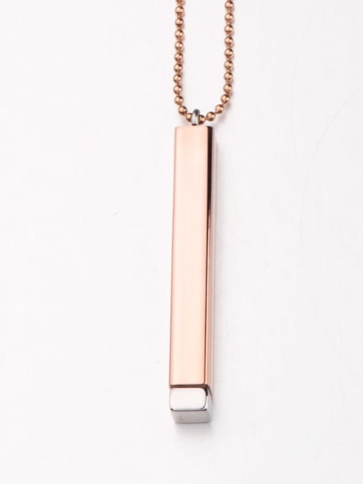 Rose gold mp559 mp558 steel Stainless steel Geometric Minimalist Necklace