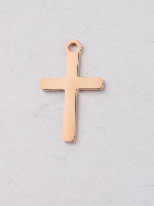 Rose Gold Stainless steel Cross Minimalist Pendant