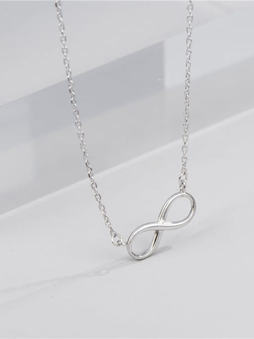 ARTTI 925 Sterling Silver Number Minimalist Necklace 2