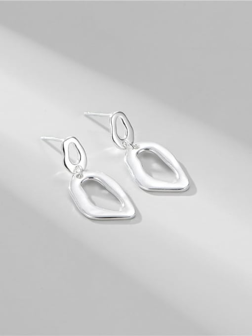 ARTTI 925 Sterling Silver Geometric Minimalist Drop Earring