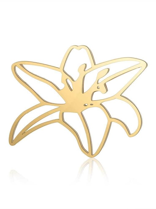 FTime Stainless steel Flower Charm Height : 26 mm , Width: 21 mm 1