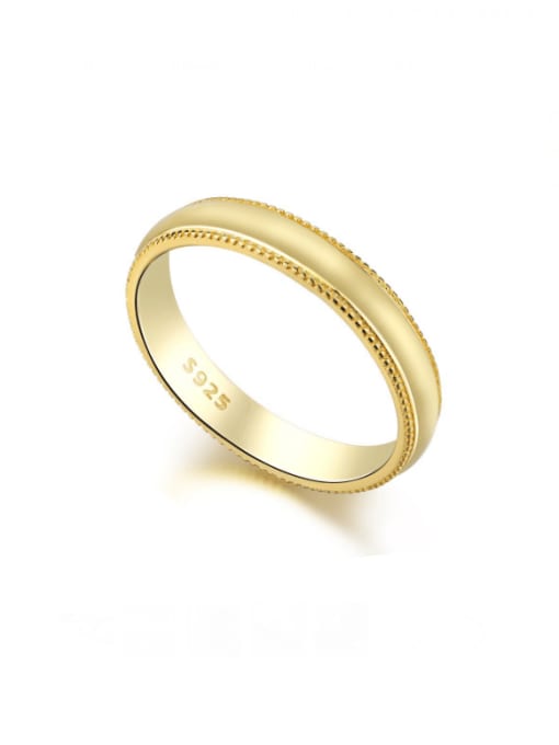 STL-Silver Jewelry 925 Sterling Silver Enamel Geometric Minimalist Band Ring 0