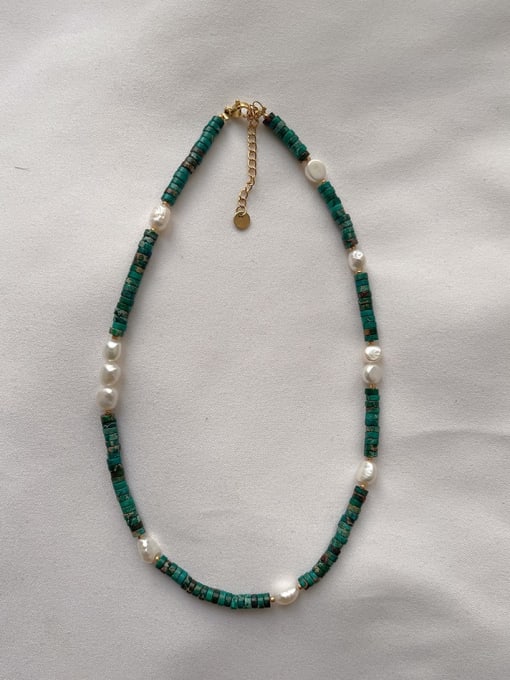 W.BEADS Tila Bead Bohemia Freshwater Pearls Handmade Beading Necklace 0