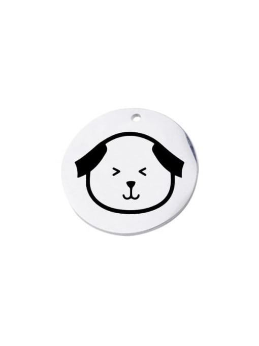dongwu002 20mm 2 Stainless steel cute pet small pendant