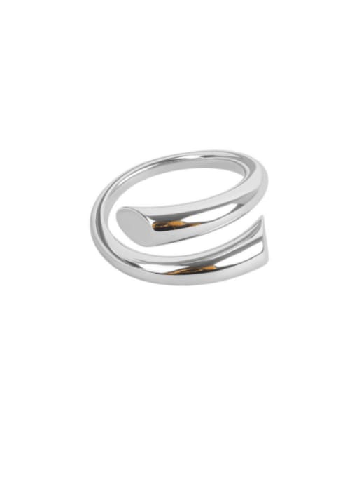 PNJ-Silver 925 Sterling Silver Geometric Minimalist Stackable Ring