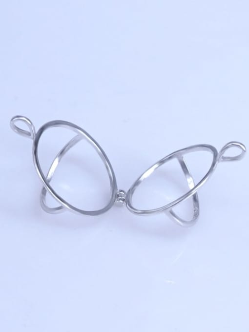Supply 925 Sterling Silver Bead Cage Pendant Setting Stone size: 19*19mm 1
