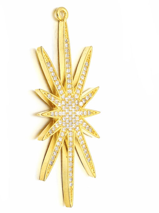 golden Copper star micro-set jewelry accessories