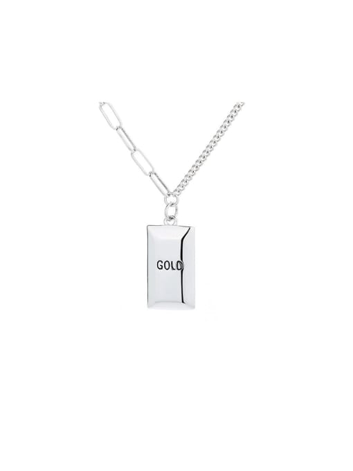 TAIS 925 Sterling Silver Letter Vintage Necklace 0