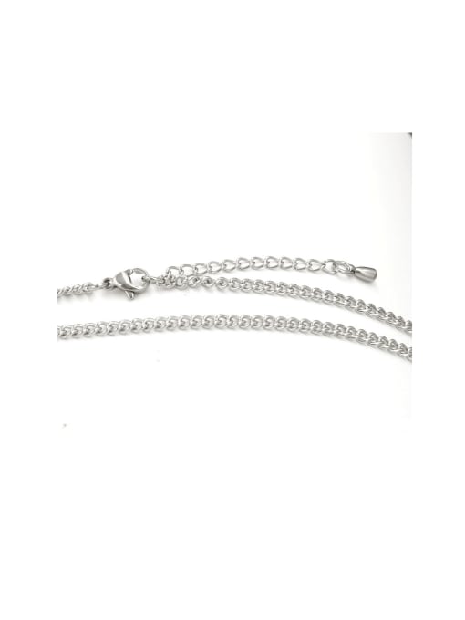 MEN PO Stainless steel necklace with chain 2