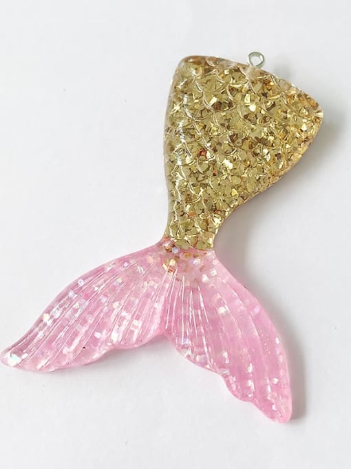 FTime Multicolor Resin Fish Charm Height : 5.5 mm , Width: 7.2 mm 1