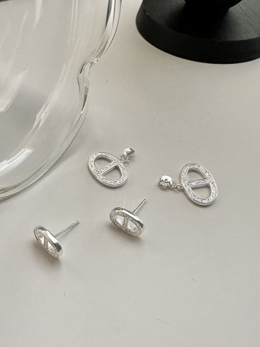 ARTTI 925 Sterling Silver Geometric Trend Stud Earring 3