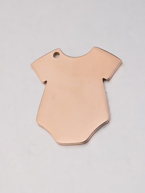 rose gold Stainless steel clothes pendant