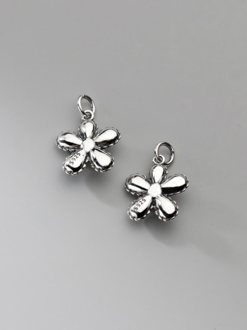 FAN 925 Sterling Silver Flower Cute Charms 1