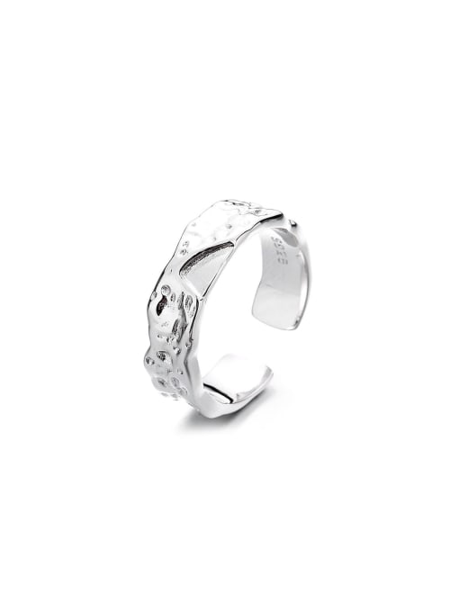 TAIS 925 Sterling Silver  Geometric Vintage Band Ring 0