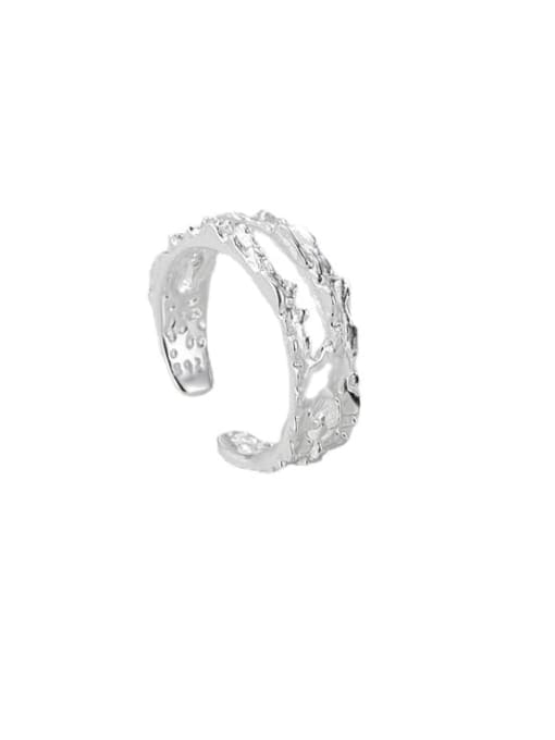 ARTTI 925 Sterling Silver Geometric Minimalist Stackable Ring 3
