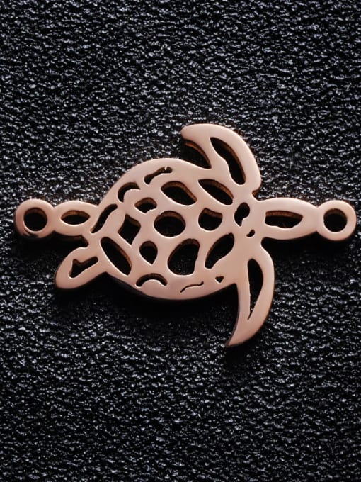 FTime Stainless steel Turtle Charm Height : 16.83 mm , Width: 25.2 mm 2