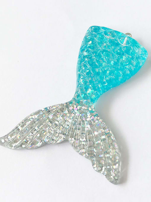 FTime Multicolor Resin Fish Charm Height : 5.5 mm , Width: 7.2 mm 2