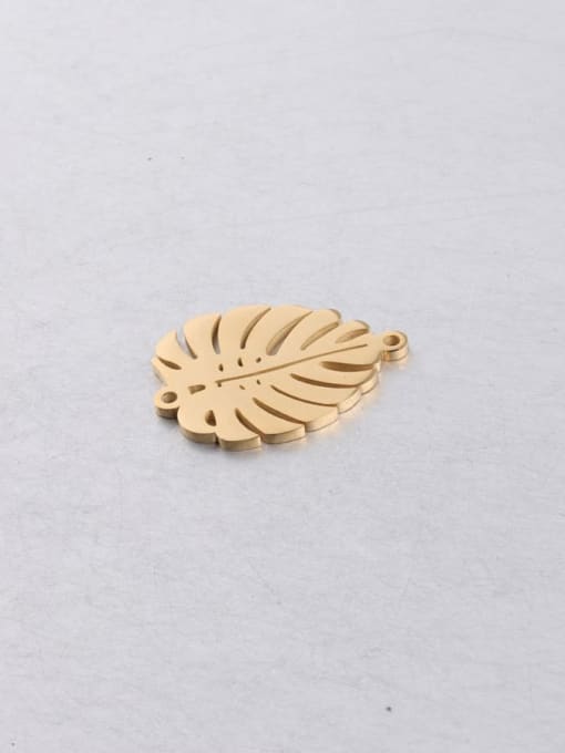 golden Stainless steel Leaf Minimalist Connectors