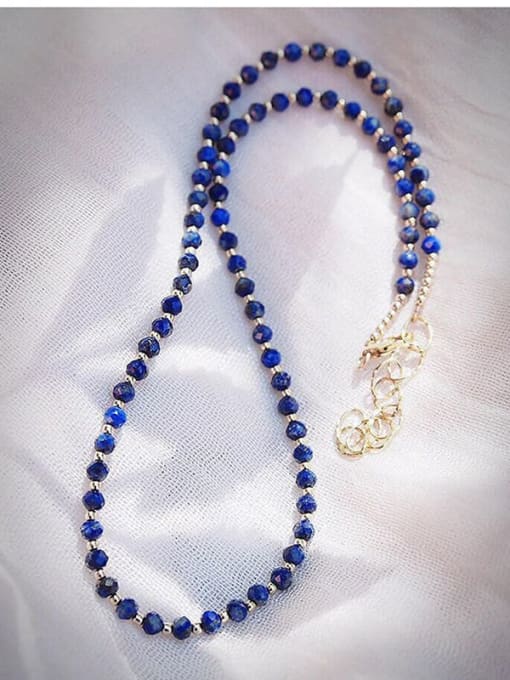 Purple necklace 38 +5cm Titanium Steel Freshwater Pearl Geometric Dainty Necklace