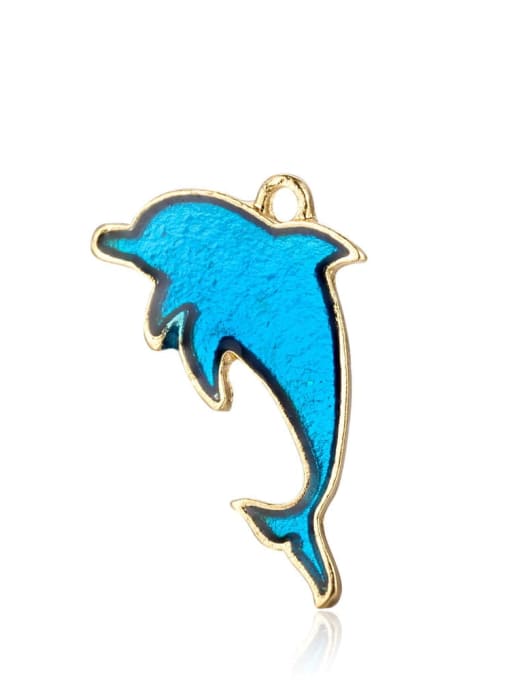 FTime Alloy Dolphin Charm Height : 21 mm , Width: 14 mm