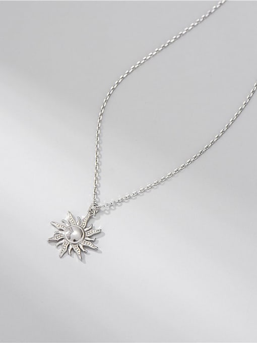 ARTTI 925 Sterling Silver Flower Minimalist Necklace 3
