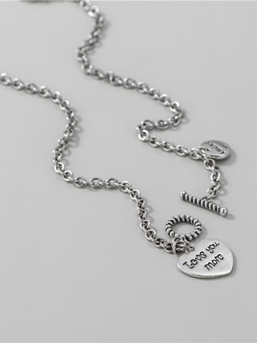 ARTTI 925 Sterling Silver Heart Vintage Necklace 1
