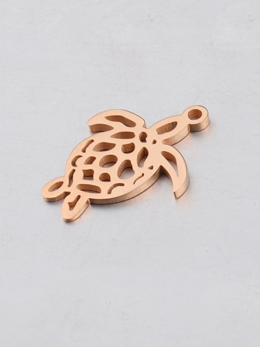Rose Gold Stainless steel Turtle Minimalist Pendant