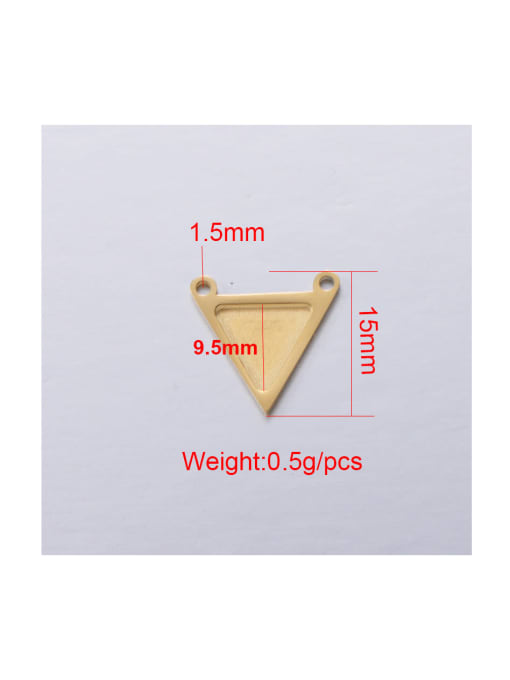 MEN PO Stainless steel Triangle Minimalist Connectors 2