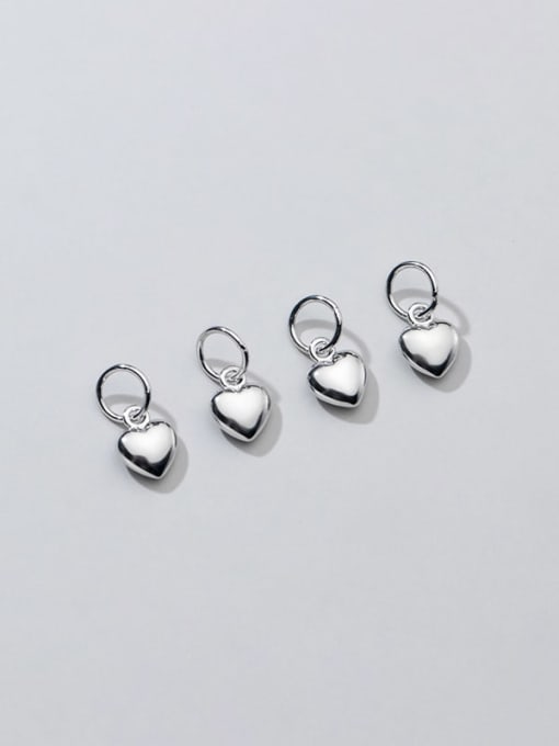 FAN 925 Sterling Silver Heart  Minimalist Pendant 2