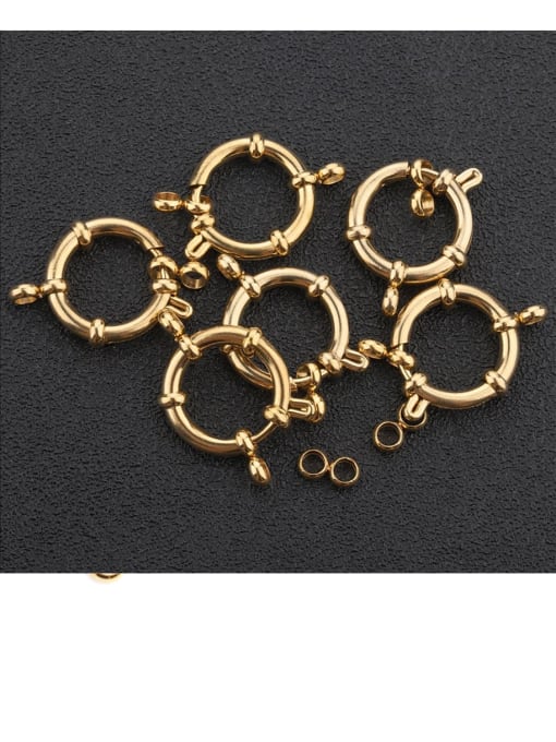 Supply Gold Spring Buckle Circle Blister Buckle Bracelet Necklace Joint Buckle 1