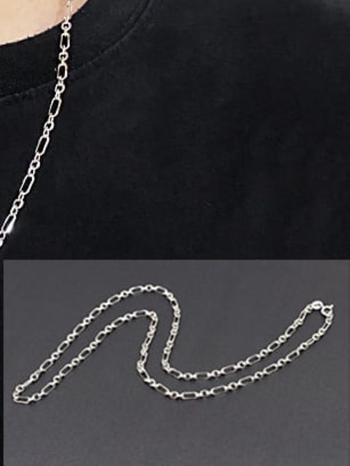 3MM 925 Sterling Silver Trend Link Necklace