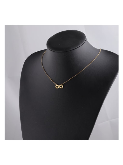 MEN PO Stainless steel Number Minimalist Necklace