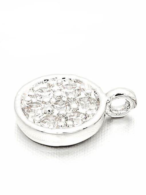 Platinum copper micro-set pendant