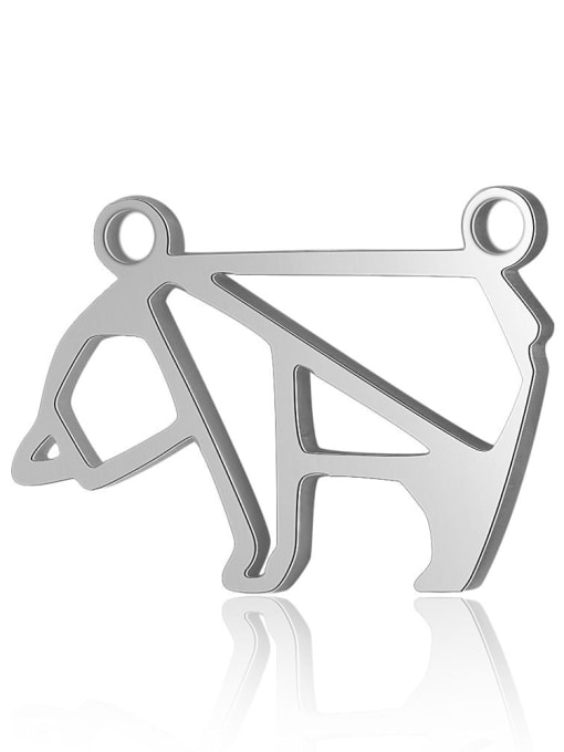 FTime Stainless steel Bear Charm Height : 21 mm , Width: 11 mm 1