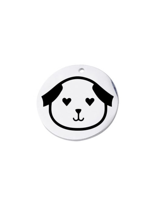 dongwu002 20mm 15 Stainless steel cute pet small pendant