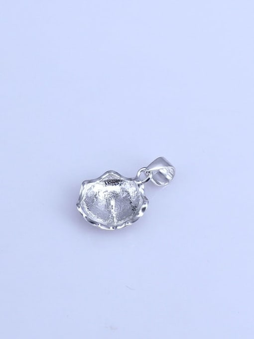 Supply 925 Sterling Silver Irregular Pendant Setting Stone size: 10*10mm 1