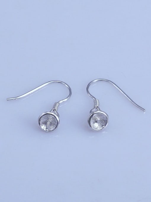 Supply 925 Sterling Silver Ball Earring Setting Stone diameter: 6*12mm 0