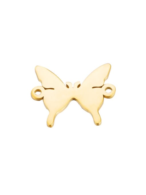 golden Stainless steel Butterfly Minimalist Connectors