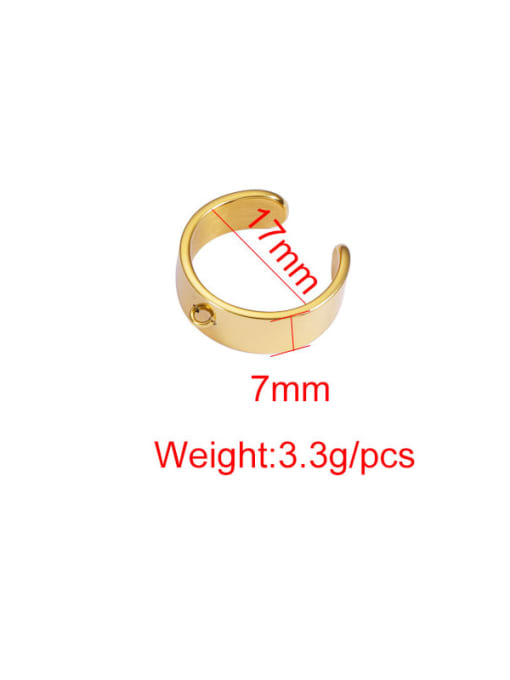 MEN PO Stainless steel Geometric Minimalist Band Ring 4