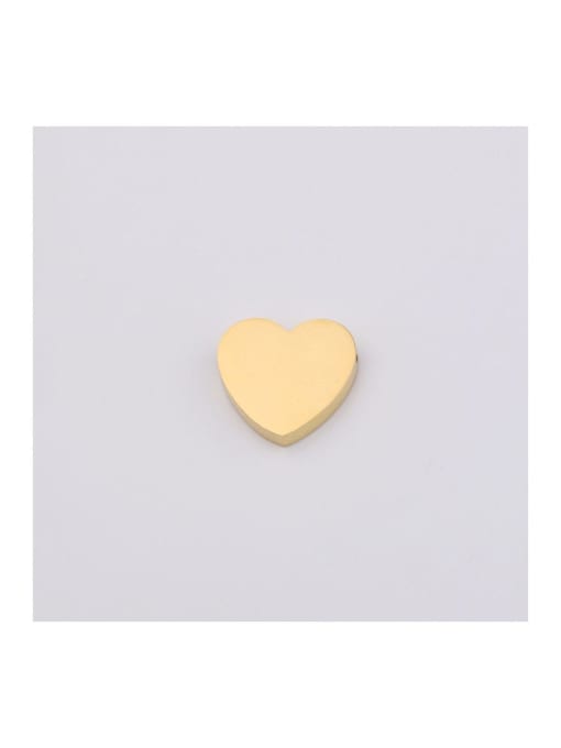 MEN PO Stainless steel love heart-shaped beads