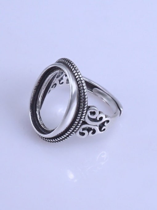 Supply 925 Sterling Silver Oval Ring Setting Stone size: 10*13 12*16 13*18MM 1