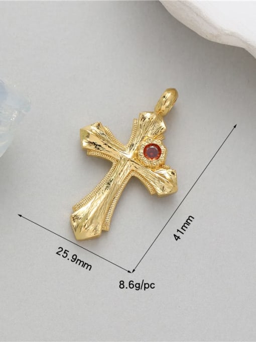 14 K gold H 11695 Brass Cubic Zirconia Minimalist Heart DIY Pendant