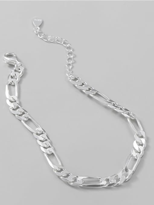 ARTTI 925 Sterling Silver Geometric Minimalist Link Bracelet 0