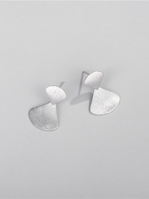 ARTTI 925 Sterling Silver Triangle Minimalist Drop Earring