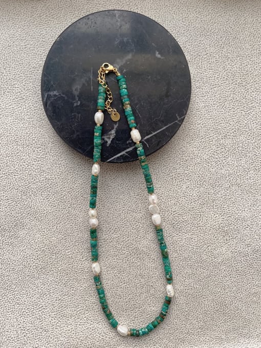 W.BEADS Tila Bead Bohemia Freshwater Pearls Handmade Beading Necklace 2