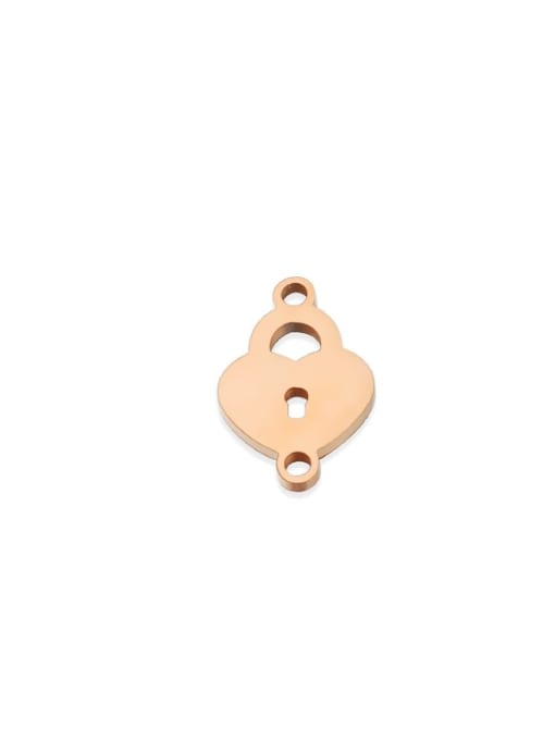 Rose Gold Lock Stainless steel mini concentric lock Connectors