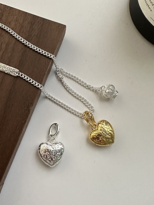 ARTTI 925 Sterling Silver Heart Dainty Necklace 0